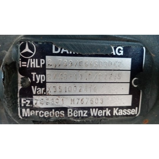 GRUPPO DIFFERENZIALE POSTERIORE MERCEDES-BENZ truck Actros euro 6 2014>2021 usato