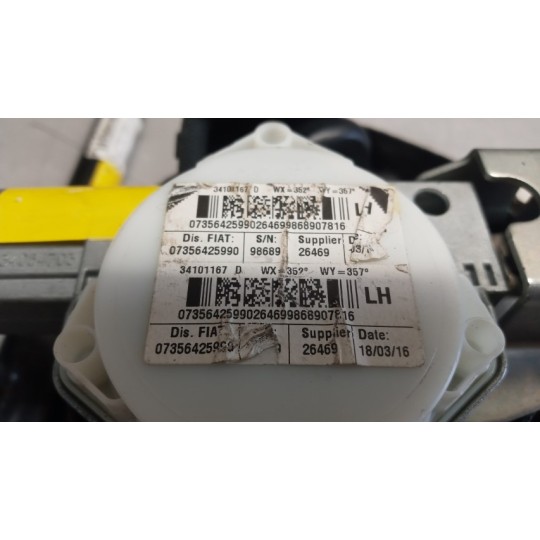 CINTURA DI SICUREZZA ANTERIORE SINISTRA FIAT F.500 2015> used