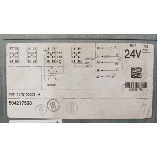 TACHIGRAFO IVECO Stralis 2007>2013 usato