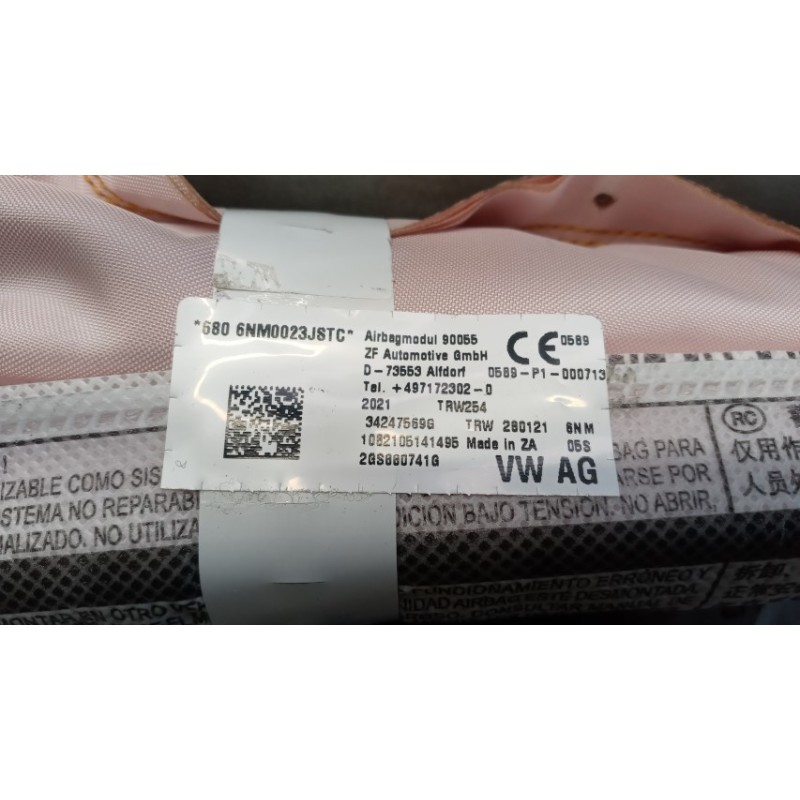 VOLKSWAGEN AIR BAG TETTO SINISTRO VOLKSWAGEN Polo 2017>2021 usato