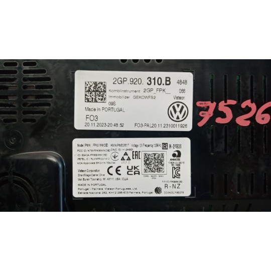 QUADRO STRUMENTI VOLKSWAGEN Polo 2021> usato