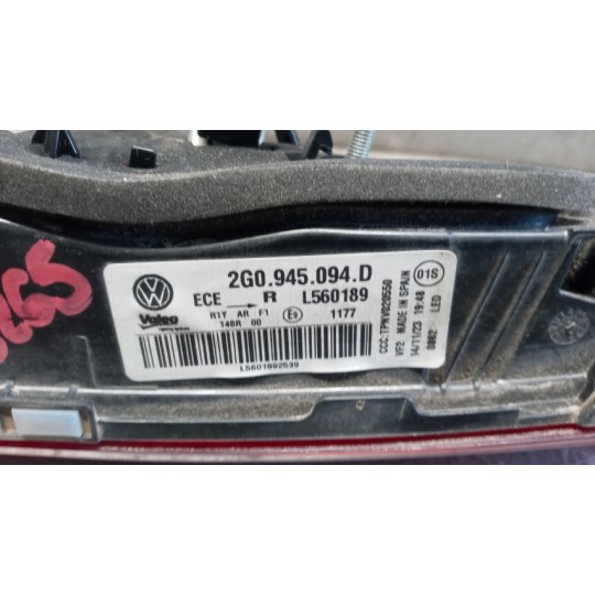 RIGHT REAR LED LIGHT ON BACK VOLKSWAGEN Polo 2021> used