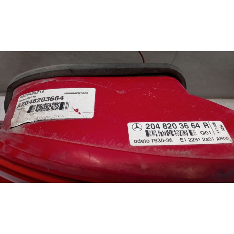 MERCEDES-BENZ RIGHT REAR LIGHT MERCEDES-BENZ Classe C (W204) 2007>2011 used