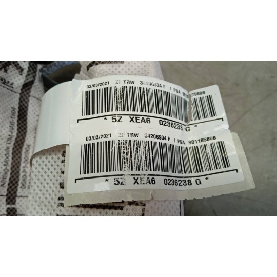 AIR BAG TETTO SINISTRO CITROEN C3 2020> usato