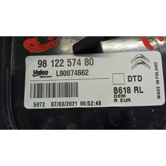 FARO POSTERIORE ESTERNO DESTRO CITROEN C3 2020> usato