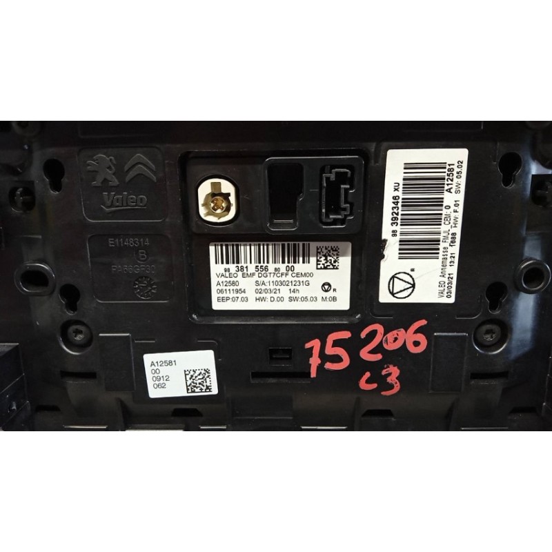CITROEN VARIOUS DISPLAY  CITROEN C3 2020> used