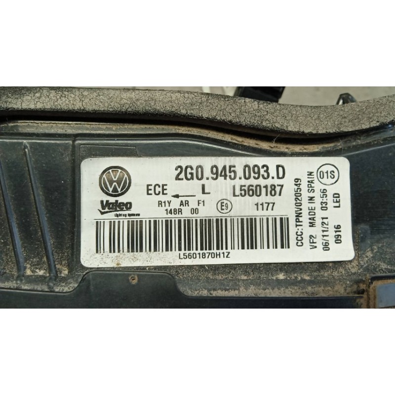 VOLKSWAGEN FARO POST INTERNO LED SINISTRO VOLKSWAGEN Polo 2021> usato