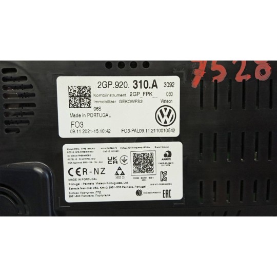 INSTRUMENT PANEL VOLKSWAGEN Polo 2021> used