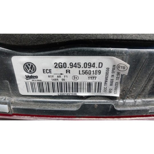 RIGHT REAR LED LIGHT ON BACK VOLKSWAGEN Polo 2021> used