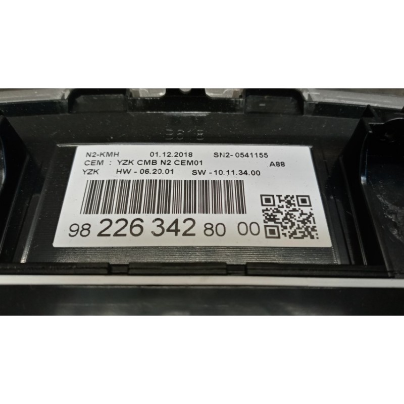 CITROEN INSTRUMENT PANEL CITROEN C3 Aircross 2017>2021 used