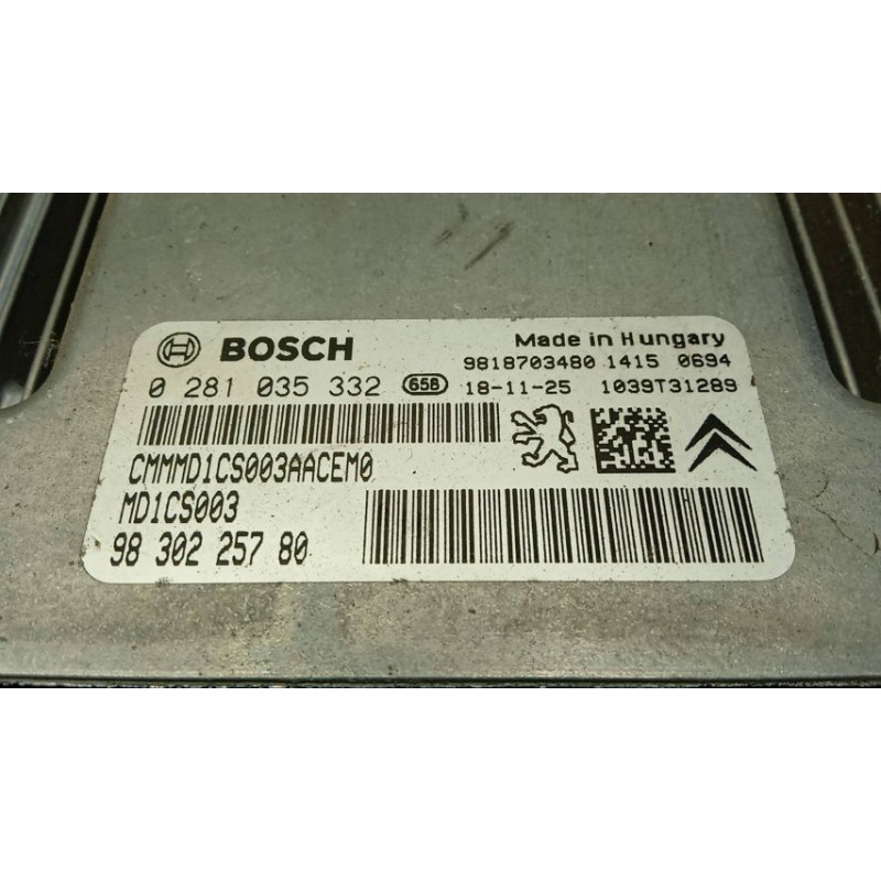 CITROEN ENGINE UNIT CITROEN C3 Aircross 2017>2021 used