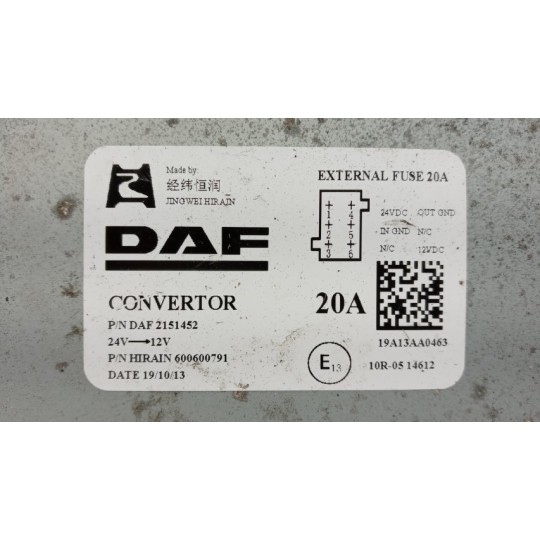 VARIOUS CONTROL UNITS E  DAF CF euro 6 used