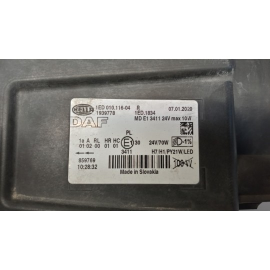 FARO ANTERIORE DESTRO DAF CF euro 6 usato