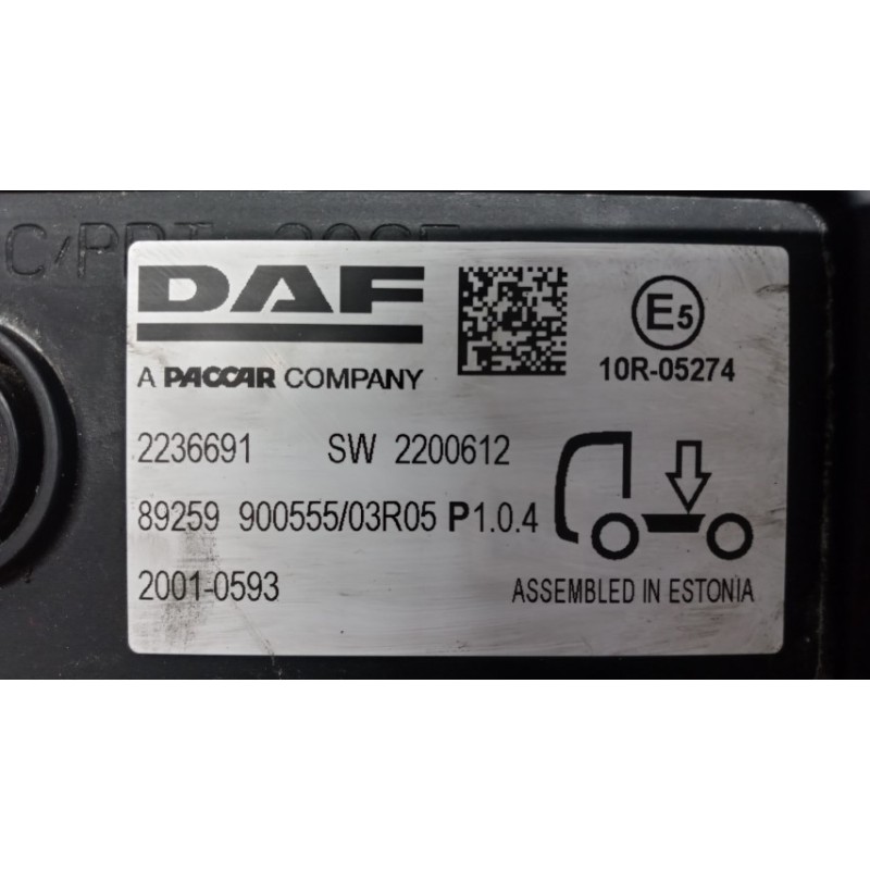 DAF VARIOUS CONTROL UNITS  DAF CF euro 6 used