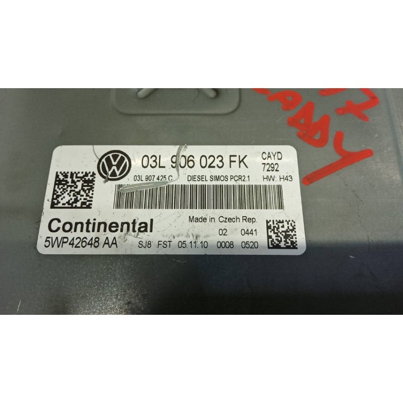 VOLKSWAGEN van CENTRALINA MOTORE VOLKSWAGEN van Caddy 2010>2015 usato