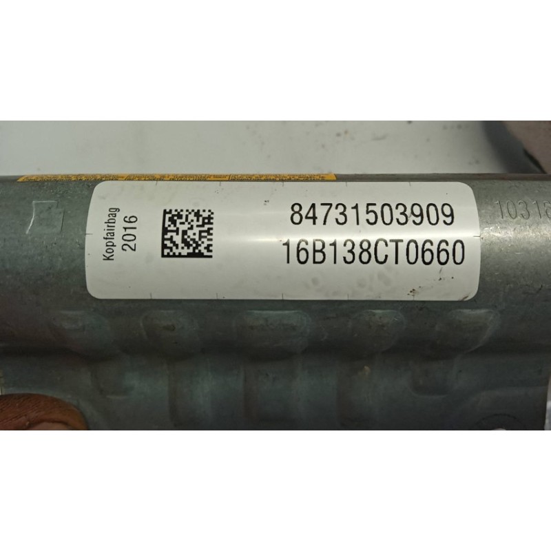 MINI LEFT ROOF AIR BAG MINI F55/56  2014> used