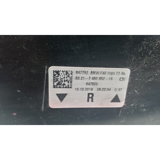 RIGHT REAR LED LIGHT ON BACK BMW Serie 1 (F40) 2019> used