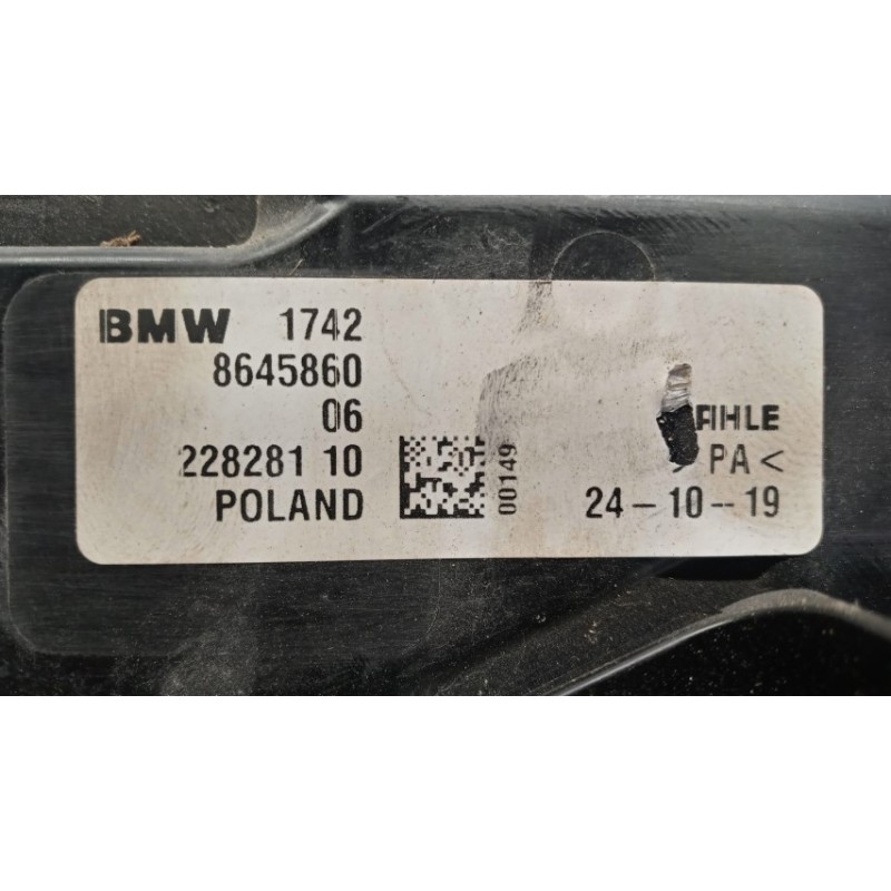 BMW CONVOGLIATORE ELETTROVENTOLA BMW Serie 1 (F40) 2019> usato