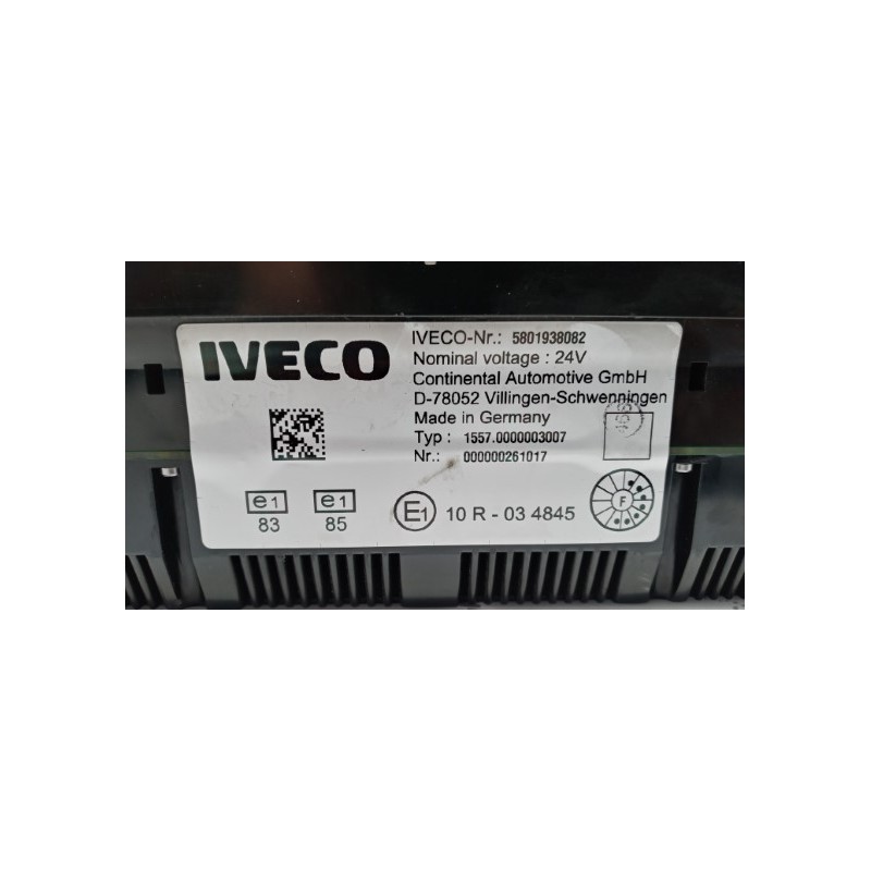 IVECO INSTRUMENT PANEL IVECO Stralis 2013> used