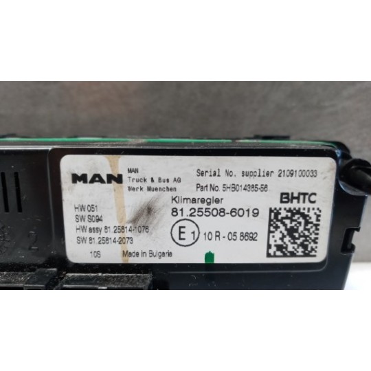 CENTRALINA CLIMATIZZATORE MAN TGX euro 6 usato