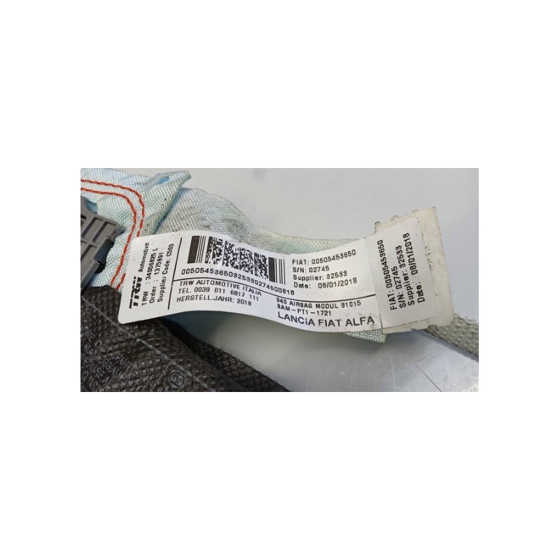 ALFA ROMEO AIR BAG TETTO SINISTRO ALFA ROMEO Giulietta 2016> usato