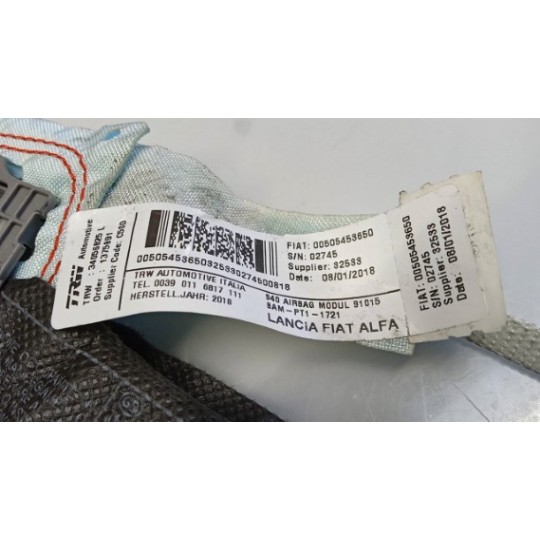 AIR BAG TETTO SINISTRO ALFA ROMEO Giulietta 2016> usato