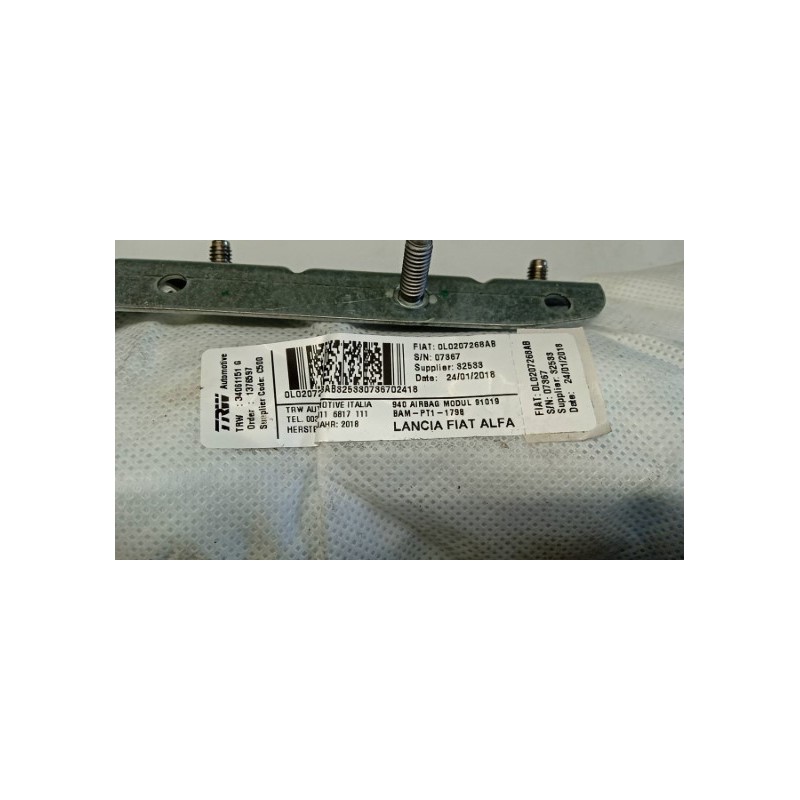 ALFA ROMEO CURTAIN AIRBAG RIGHT  ALFA ROMEO Giulietta 2016> used