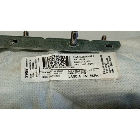 AIR BAG LATERALE DESTRO ALFA ROMEO Giulietta 2016> usato