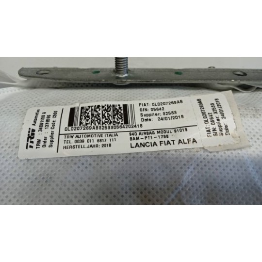 CURTAIN AIRBAG LEFT ALFA ROMEO Giulietta 2016> used