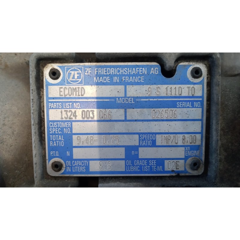 IVECO GEARBOXES  IVECO EUROCARGO 2008>2013 used