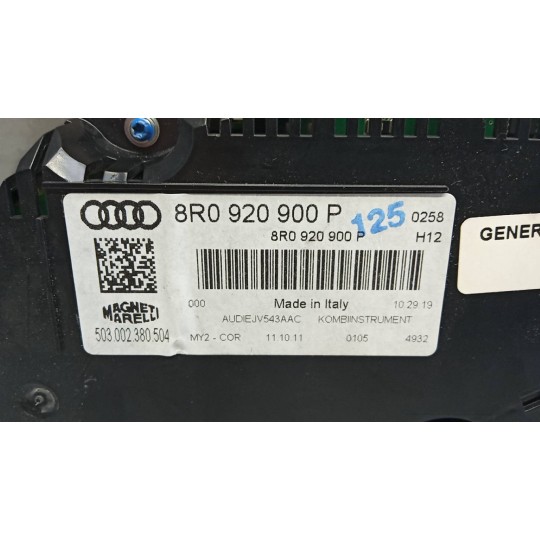 INSTRUMENT PANEL AUDI Q5 2008> used