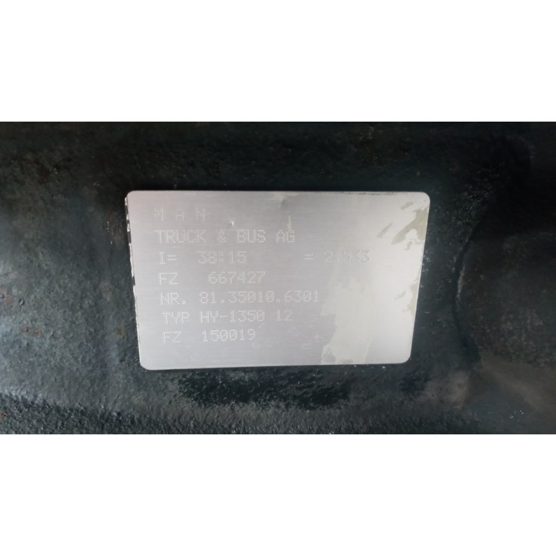 MAN ASSALE POSTERIORE MAN TGX euro 6 usato