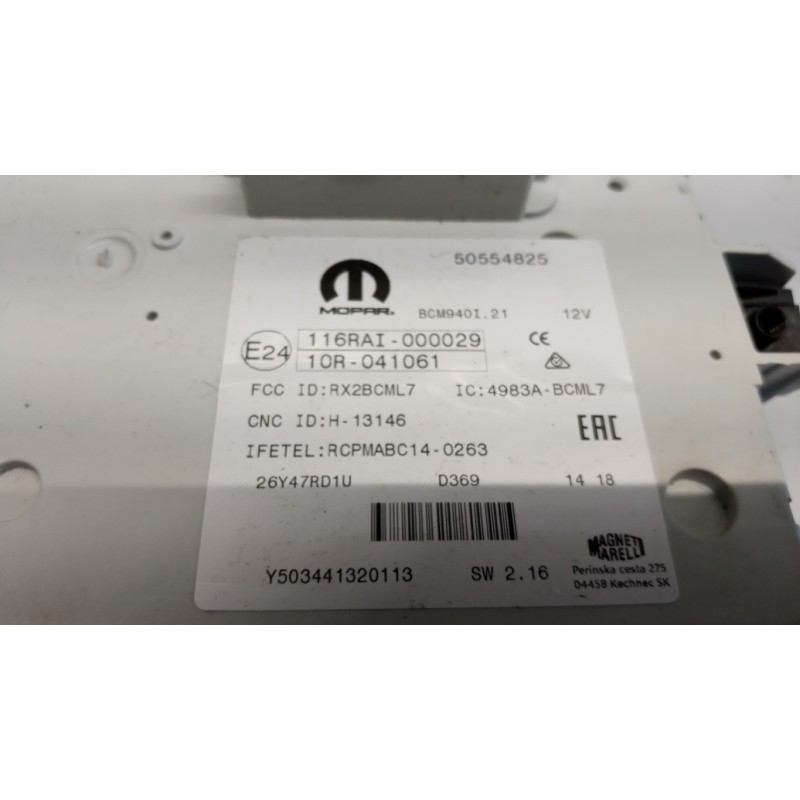 ALFA ROMEO CENTRALINA MOTORE ALFA ROMEO Giulietta 2016> usato