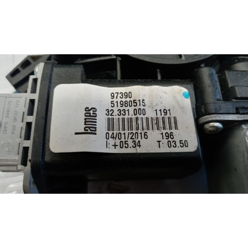 FIAT ALZA VETRI POSTERIORI DESTRO FIAT F.500L 2012> usato