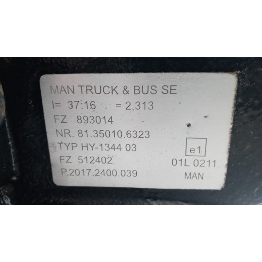 ASSALE POSTERIORE MAN TGX euro 6 usato