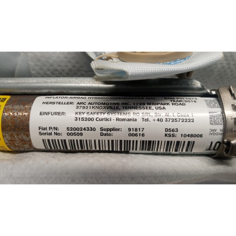 FIAT AIR BAG TETTO SINISTRO FIAT F.500L 2012> usato