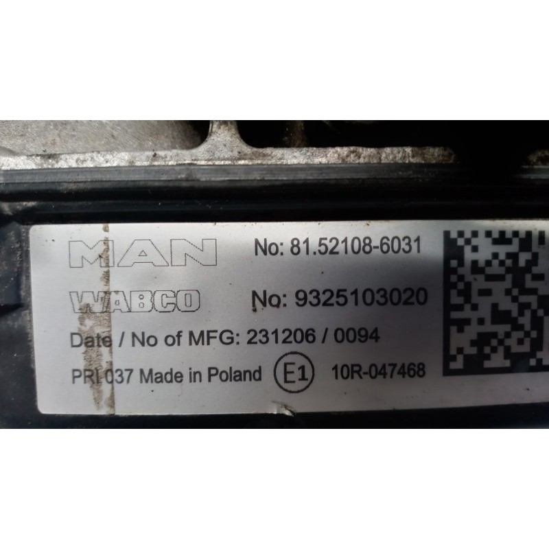 MAN ESSICCATORE MAN TGX euro 6 usato