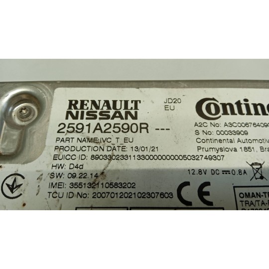 CENTRALINE VARIE E RENAULT Zoe 2019> usato