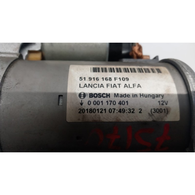 ALFA ROMEO STARTER MOTOR ALFA ROMEO Giulietta 2016> used