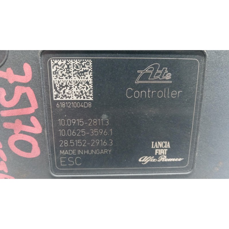 ALFA ROMEO ABS SYSTEM ALFA ROMEO Giulietta 2016> used
