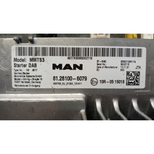 CAR RADIO MAN TGX euro 6 used