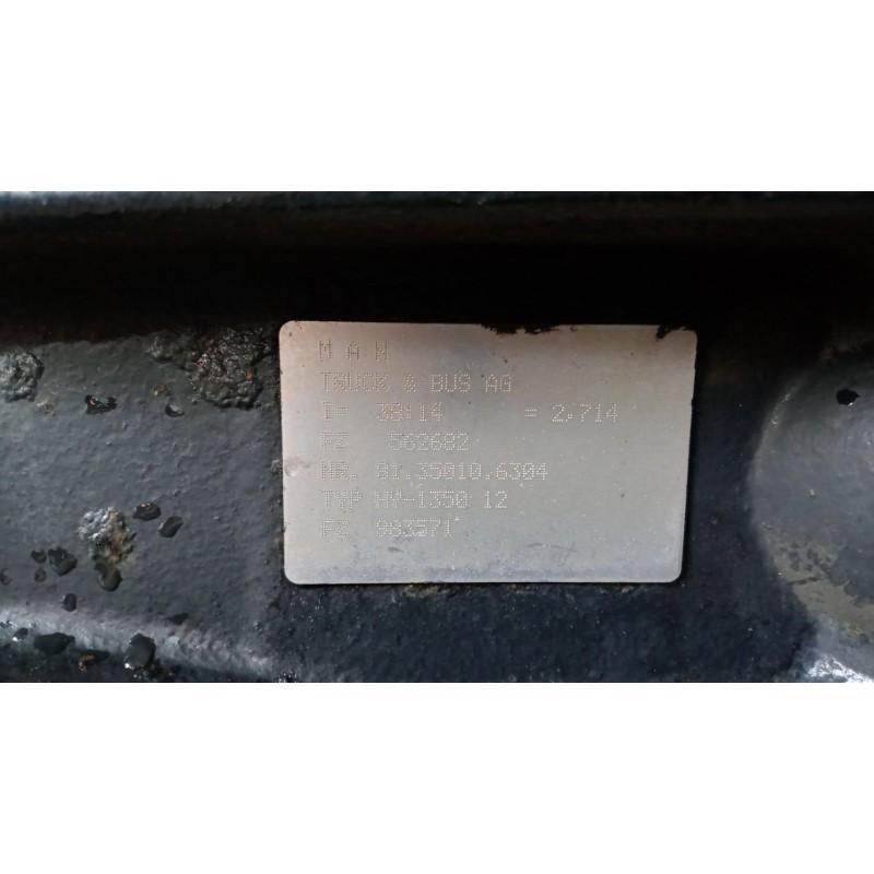 MAN GRUPPO DIFFERENZIALE POSTERIORE MAN TGX euro 6 usato