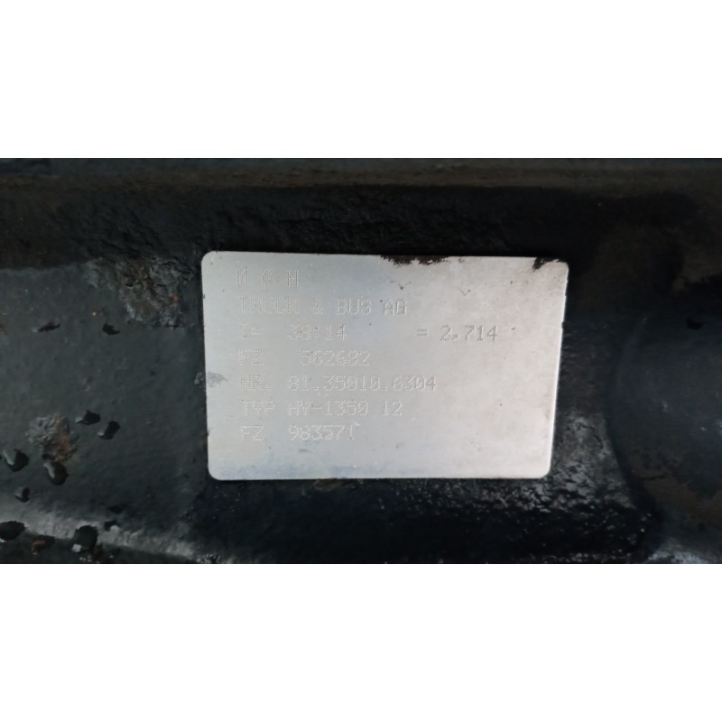 MAN ASSALE POSTERIORE MAN TGX euro 6 usato