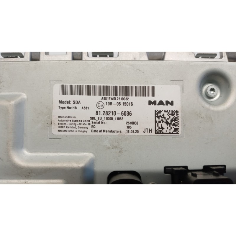 MAN VARIOUS DISPLAY  MAN TGX euro 6 used