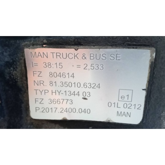 ASSALE POSTERIORE MAN TGX euro 6 usato