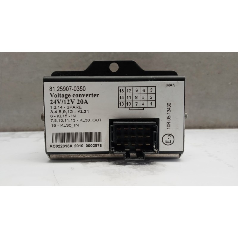 MAN CENTRALINE VARIE B MAN TGX euro 6 usato