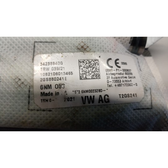 CURTAIN AIRBAG LEFT VOLKSWAGEN Polo 2017>2021 used