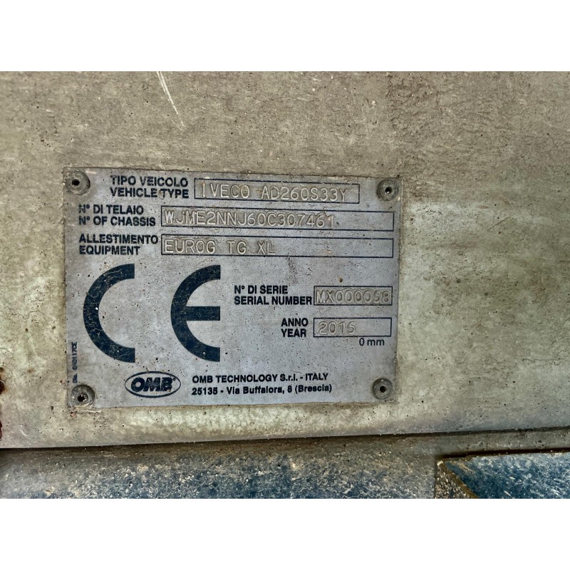 IVECO IVECO STRALIS 260S33 COMPATTATORE RIFIUTI OMB EURO 6