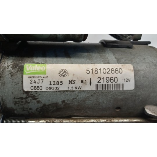 STARTER MOTOR FIAT F.500 2007>2015 used