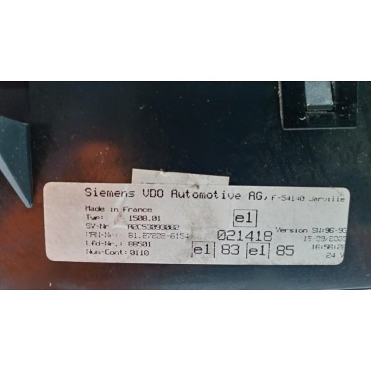 QUADRO STRUMENTI MAN TG-A 2000>2007 usato